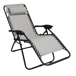 Fotel Luksusowy Relax jasnoszary PATIO 67784 Fotel Luksusowy Relax jasnoszary PATIO 67784