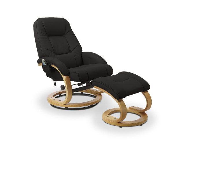 Fotel MATADOR czarny z funkcją relax 994866