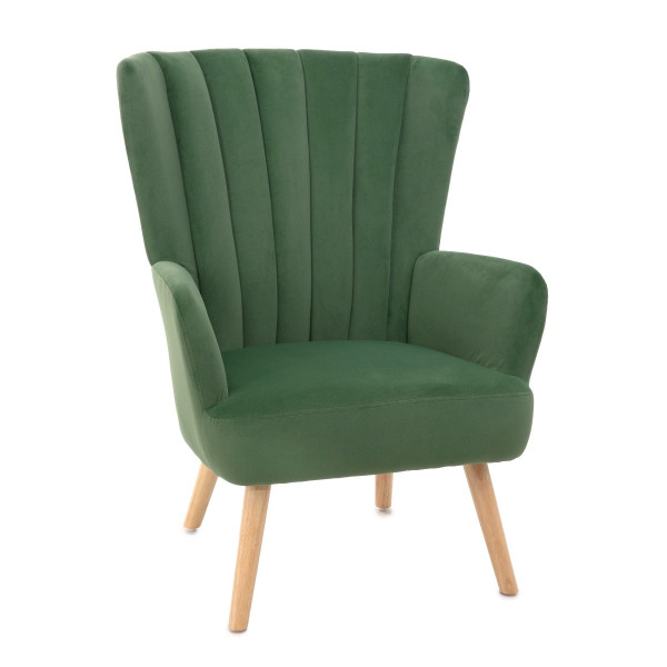 Fotel MILLS zielony 75x79x102 cm HOMLA 1037271
