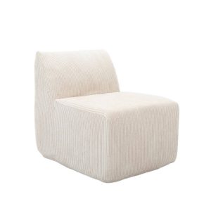 Fotel modułowy SVELA beżowy sztruksowy 59,5x80x62 cm HOMLA 916924