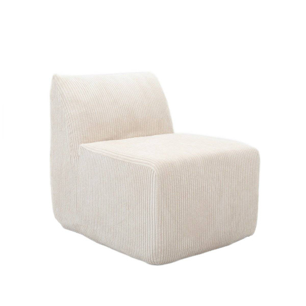 Fotel modułowy SVELA beżowy sztruksowy 59,5x80x62 cm HOMLA 916924