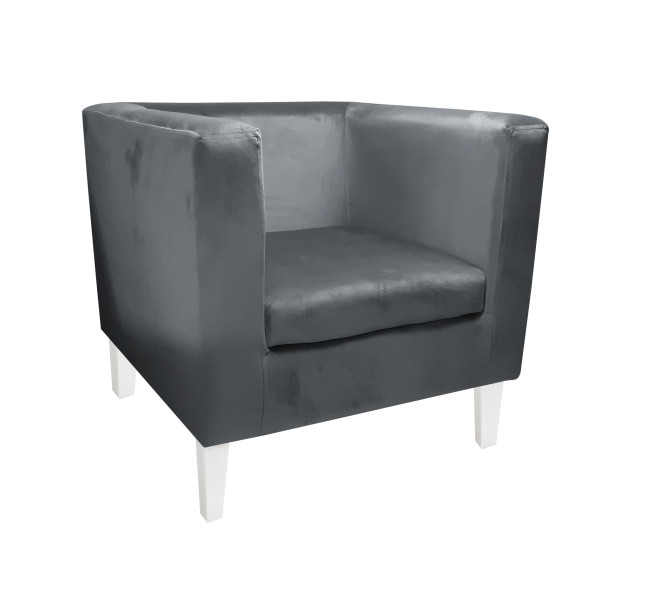 Fotel Monaco nogi 20 białe BL1 131605