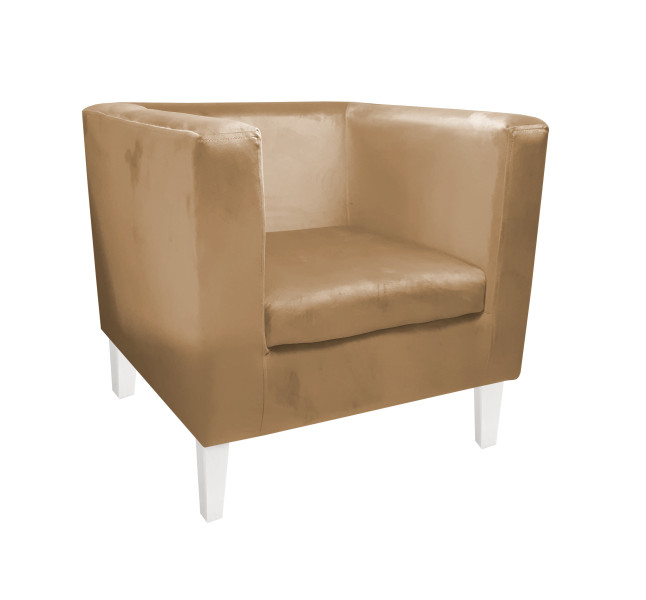 Fotel Monaco nogi 20 białe MG0 131582