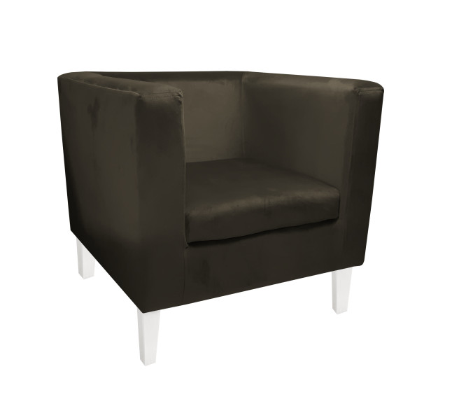 Fotel Monaco nogi 20 białe MG0 131596