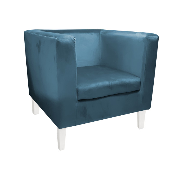 Fotel Monaco nogi 20 białe MG3 131599