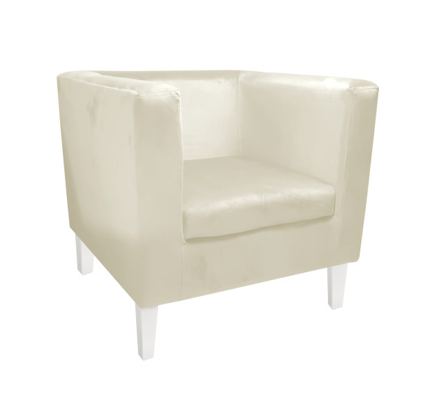 Fotel Monaco nogi 20 białe MG5 131598