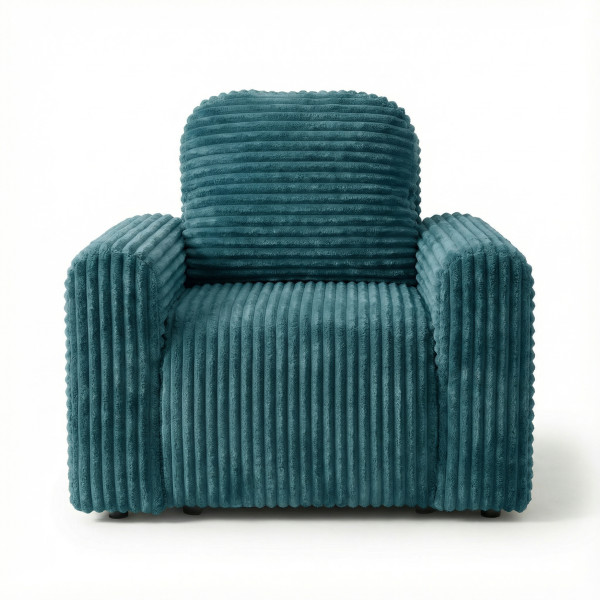 Fotel Nesso turkusowy sztruks 927467