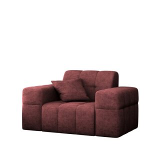Fotel NIMES, tkanina Perfect Harmony, Bordowy 679399 Fotel NIMES, tkanina Perfect Harmony, Bordowy 679399