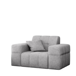 Fotel NIMES, tkanina Perfect Harmony, Szary 679403