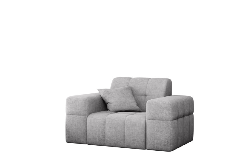 Fotel NIMES, tkanina Perfect Harmony, Szary 679403