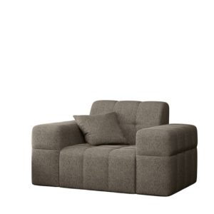 Fotel NIMES, tkanina Verita, wiele kolorów Ciemnobeżowy 662042