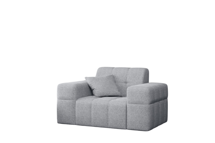 Fotel NIMES, tkanina Verita, wiele kolorów Szary 662049