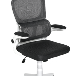Fotel Obrotowy Do Biurka Ergonomiczne Krzesło Biurowe Szare Siateczkowe 918034