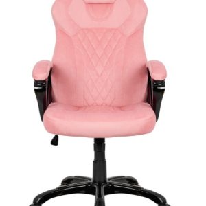 Fotel obrotowy do biurka SPIDER PINK ALCANTARA 790626