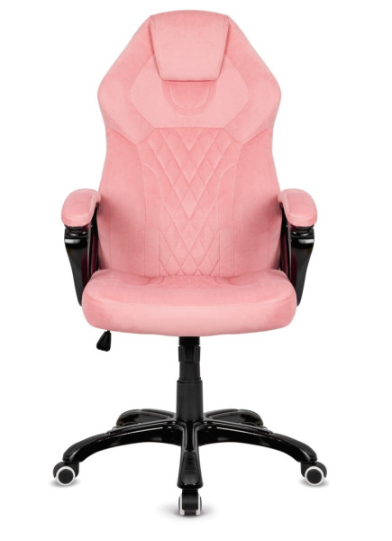 Fotel obrotowy do biurka SPIDER PINK ALCANTARA 790626