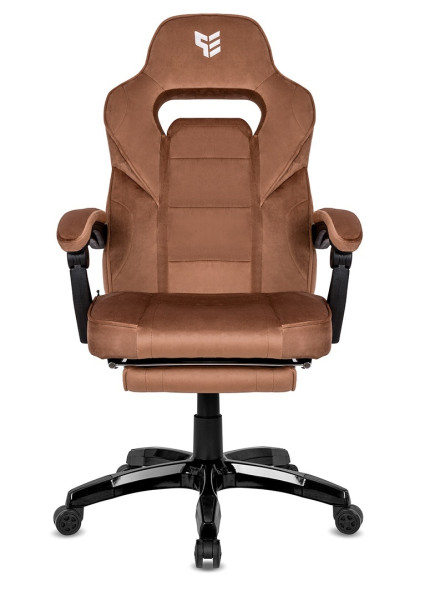 Fotel obrotowy do biurka TITAN BROWN ALCANTARA PRO 790653