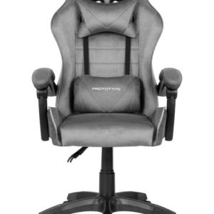 Fotel obrotowy gamingowy ENZO XL GREY ALCANTARA 790583