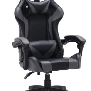 Fotel obrotowy gamingowy krzesło Remus szary 78585