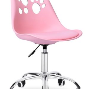 Fotel obrotowy Grover różowy 335042