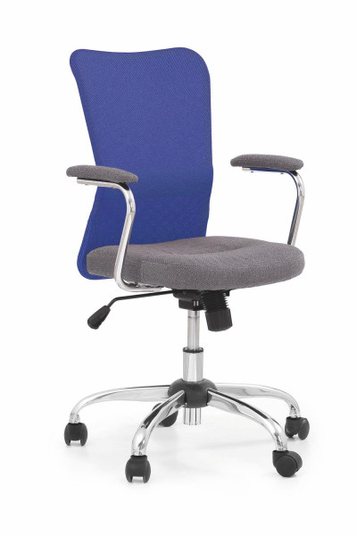 Fotel obrotowy halmar niebieski nowoczesny 95cm 699219