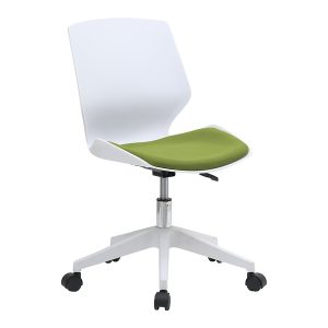 Fotel obrotowy Kili biało – zielony 656206