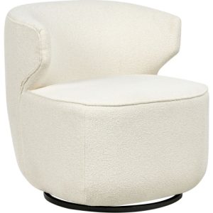 Fotel obrotowy MOLLEBY Boucle Złamana biel 752772 Fotel obrotowy MOLLEBY Boucle Złamana biel 752772