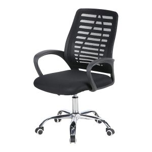 Fotel obrotowy Ned czarny 656210 Fotel obrotowy Ned czarny 656210