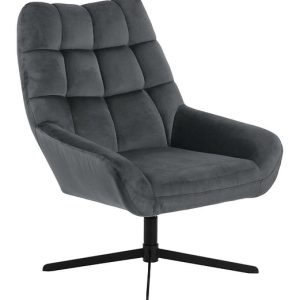 FOTEL OBROTOWY Paris szary ciemny METALOWA PODSTAWA 310435 FOTEL OBROTOWY Paris szary ciemny METALOWA PODSTAWA 310435