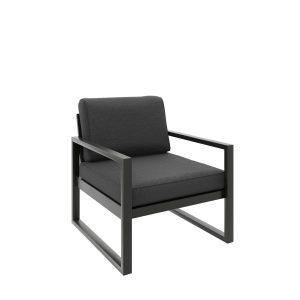Fotel ogrodowy ALICANTE – Grafit, nowoczesny design 1049033 Fotel ogrodowy ALICANTE – Grafit, nowoczesny design 1049033