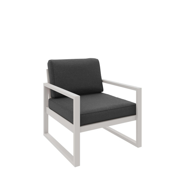 Fotel ogrodowy ALICANTE Grafit - Nowoczesny minimalizm 1049030