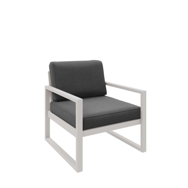 Fotel ogrodowy ALICANTE Szary 1049037