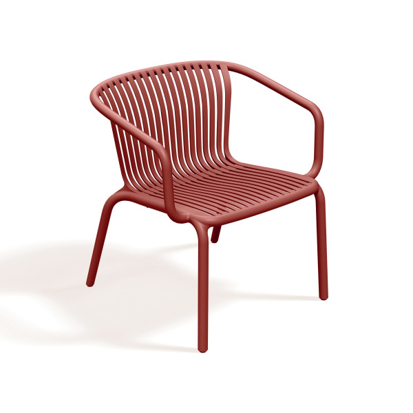 Fotel ogrodowy Brene Retro Red FERNE 656502