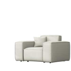 Fotel ogrodowy MALIBU na taras, tkanina Odyssey, Kremowy 550265