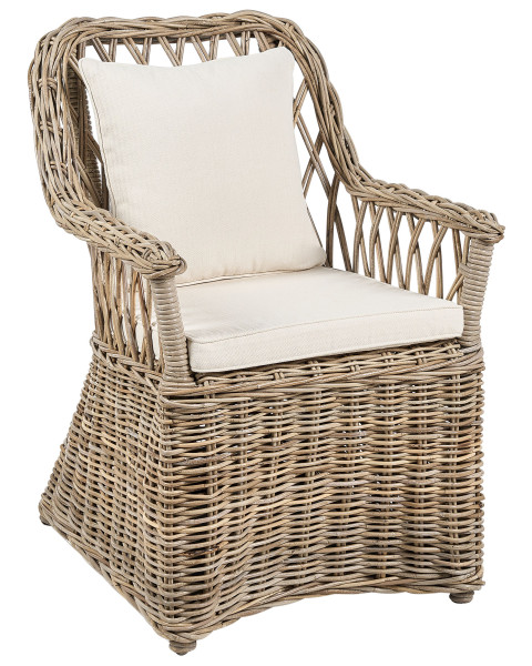 Fotel ogrodowy rattanowy naturalny MAROS II 446709