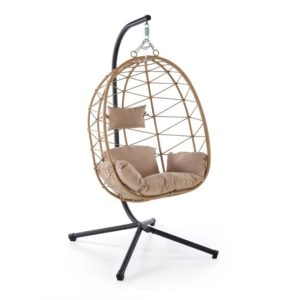 Fotel ogrodowy SNAKE beżowy wiszący 995500 Fotel ogrodowy SNAKE beżowy wiszący 995500