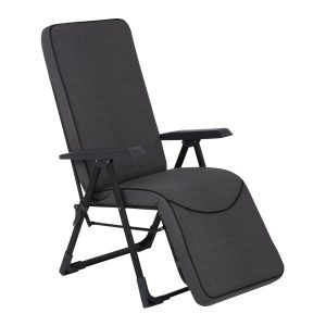 Fotel ogrodowy z podnóżkiem Modena Kwadrat Plus Black Edition PATIO 659824 Fotel ogrodowy z podnóżkiem Modena Kwadrat Plus Black Edition PATIO 659824