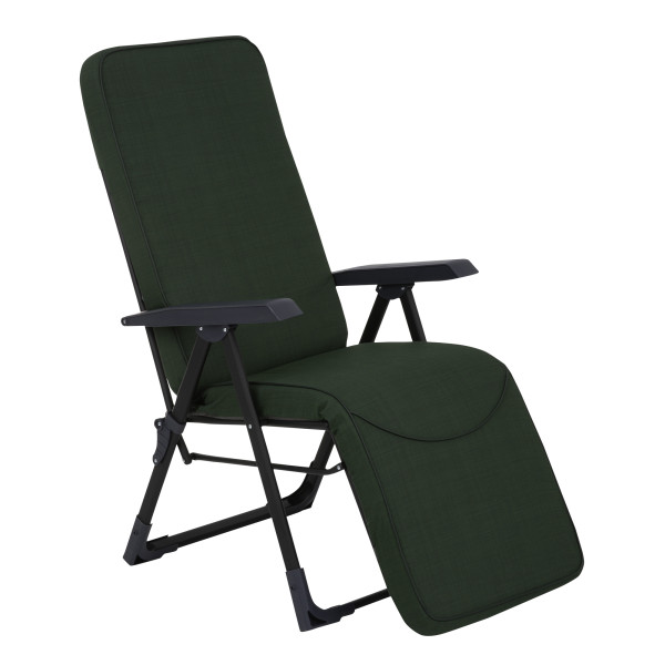 Fotel ogrodowy z podnóżkiem Modena Kwadrat Plus Black Edition PATIO 659826