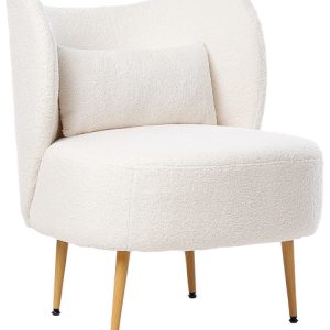 Fotel OTSBY II Z poduszką Boucle Kremowy 436604 Fotel OTSBY II Z poduszką Boucle Kremowy 436604
