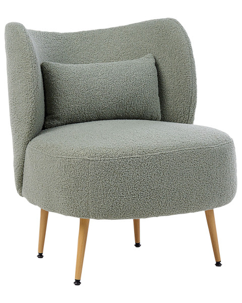 Fotel OTSBY II Z poduszką Boucle Zielony 436606