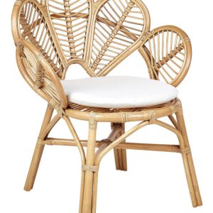 Fotel paw rattanowy naturalny ozdobny 115476 Fotel paw rattanowy naturalny ozdobny 115476
