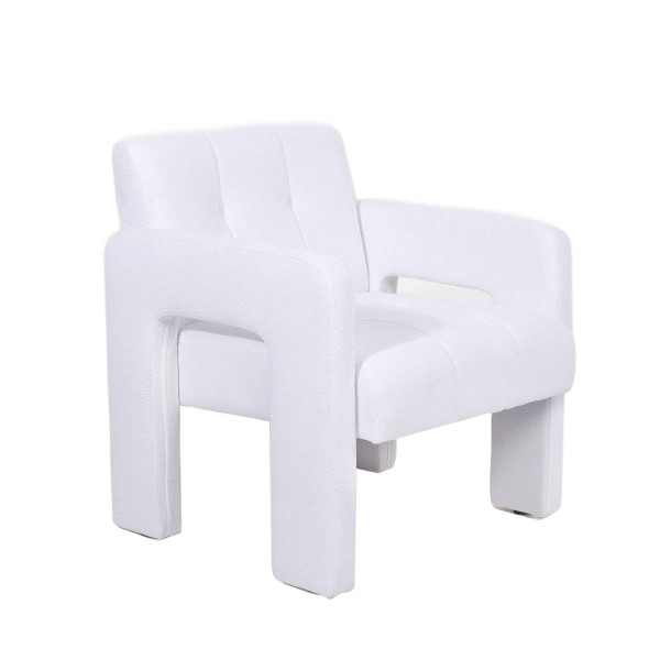 Fotel PELLE Biały 68x74x72 cm HOMLA 916914