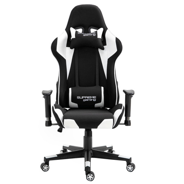 Fotel PlayMaker Black/White 662737