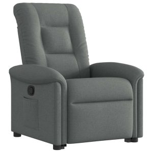 Fotel Podnoszony Rozkładany Ułatwiający Wstawanie Dla Seniora Szary 788719 Fotel Podnoszony Rozkładany Ułatwiający Wstawanie Dla Seniora Szary 788719
