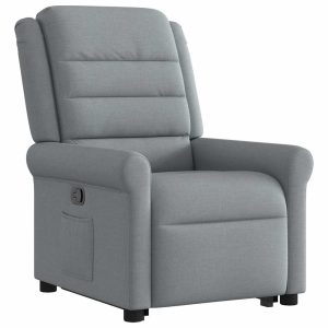 Fotel Podnoszony Rozkładany Ułatwiający Wstawanie Dla Seniora Szary 789814 Fotel Podnoszony Rozkładany Ułatwiający Wstawanie Dla Seniora Szary 789814