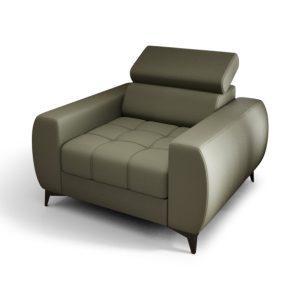 Fotel Porto 110 cm | regulowany zagłówek | nowoczesny, wygodny Skóra 1046066 Fotel Porto 110 cm | regulowany zagłówek | nowoczesny, wygodny Skóra 1046066