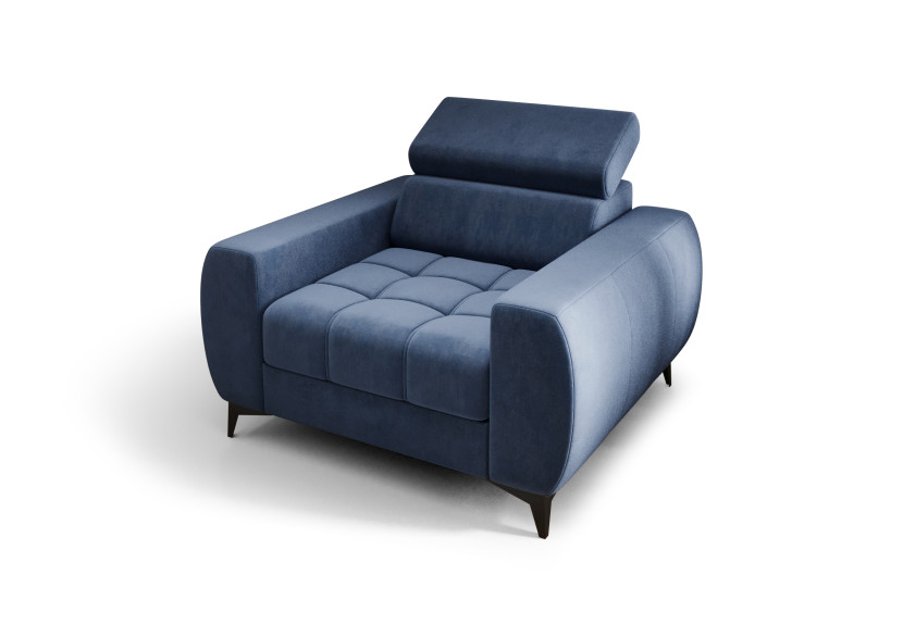 Fotel Porto 110 cm | regulowany zagłówek | nowoczesny, wygodny 1046069