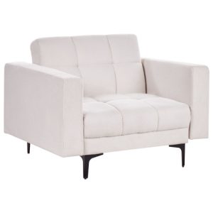 Fotel regulowane oparcie złamana biel 433542 Fotel regulowane oparcie złamana biel 433542