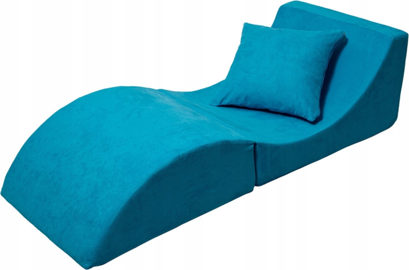 Fotel relaksacyjny VELINDA 150x60x40cm 3w1 składany sofa pufa leżanka 1078393