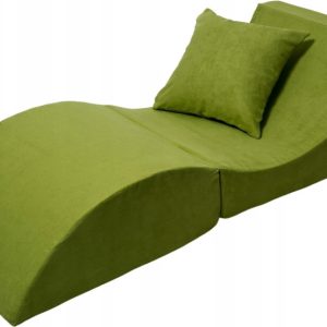 Fotel relaksacyjny VELINDA 150x60x40cm 3w1 składany sofa pufa leżanka 1078385