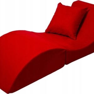 Fotel relaksacyjny VELINDA 150x60x40cm 3w1 składany sofa pufa leżanka 1078399